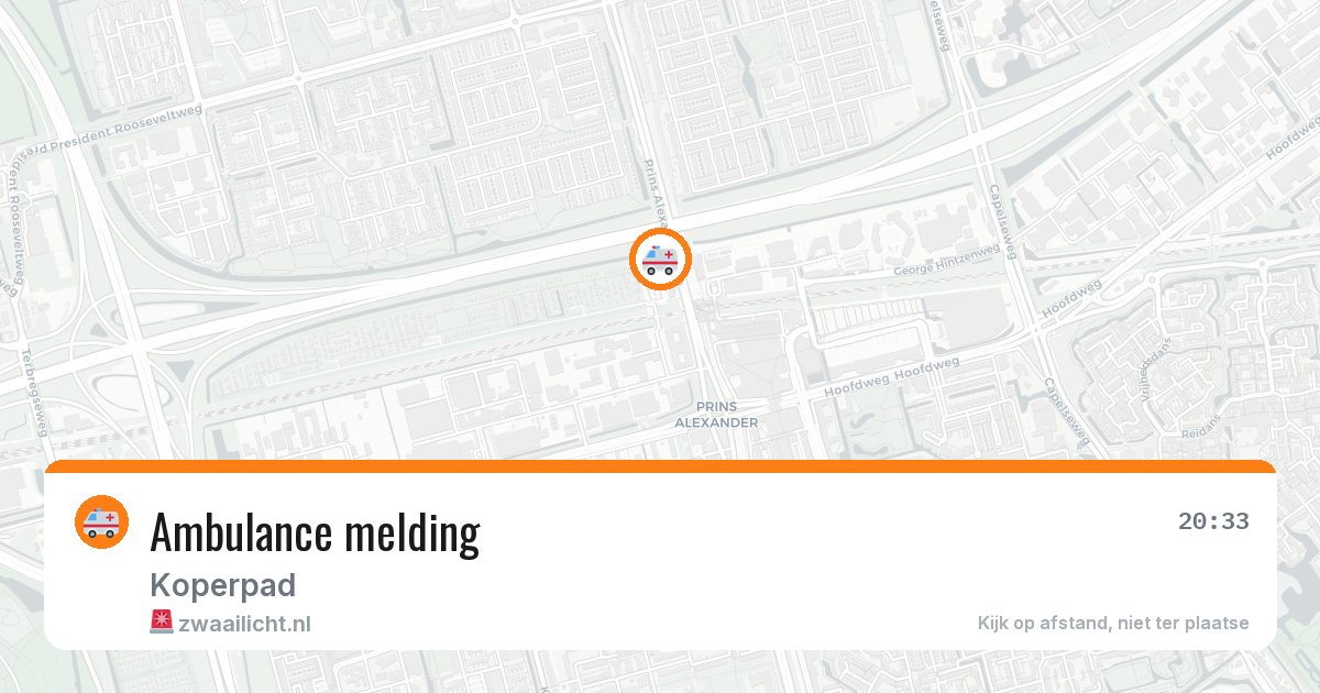Ambulance melding — 2 jul 2026