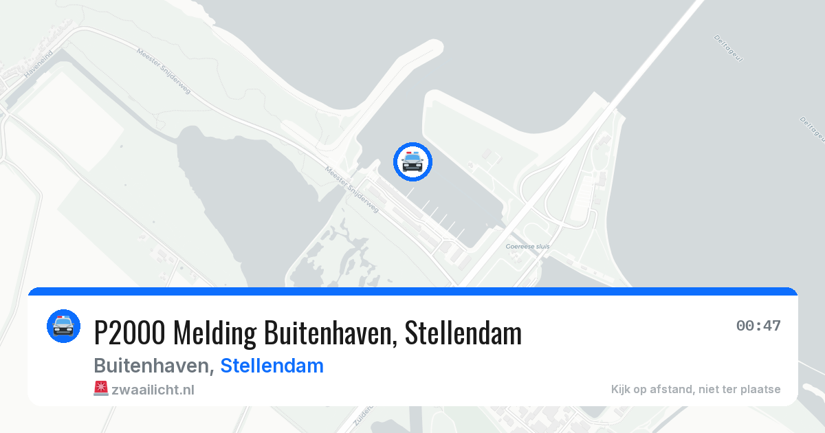 P2000 Melding Buitenhaven, Stellendam — 8 jul 2026