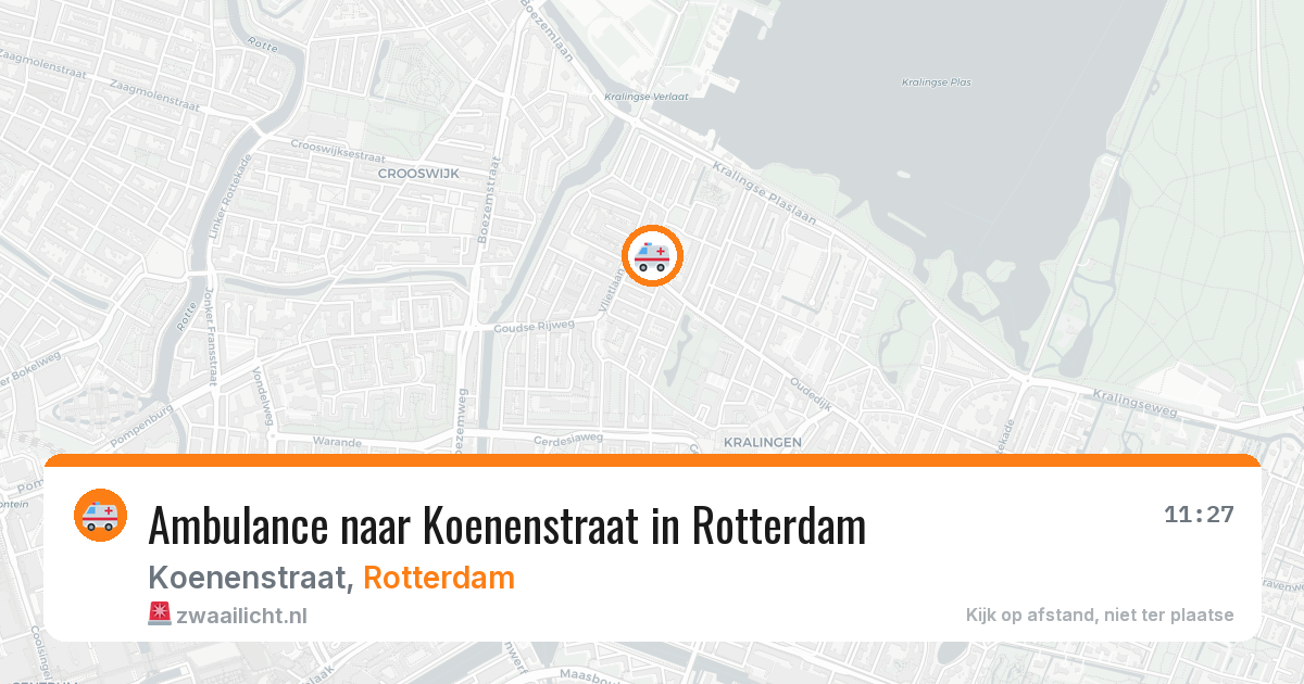 Ambulance naar Koenenstraat in Rotterdam — 4 jul 2026