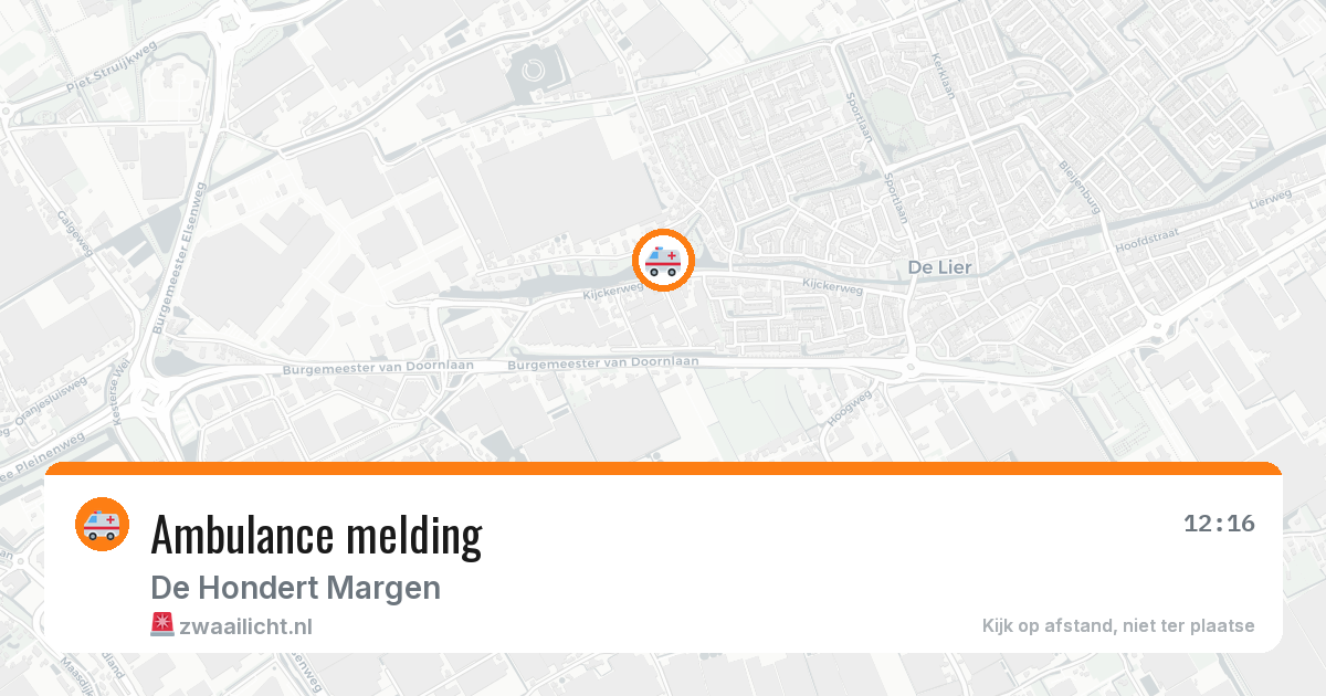 Ambulance melding — 12 feb 2026