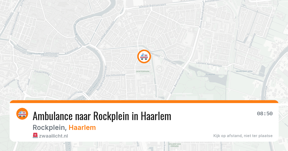 Ambulance naar Rockplein in Haarlem — 16 mei 2026