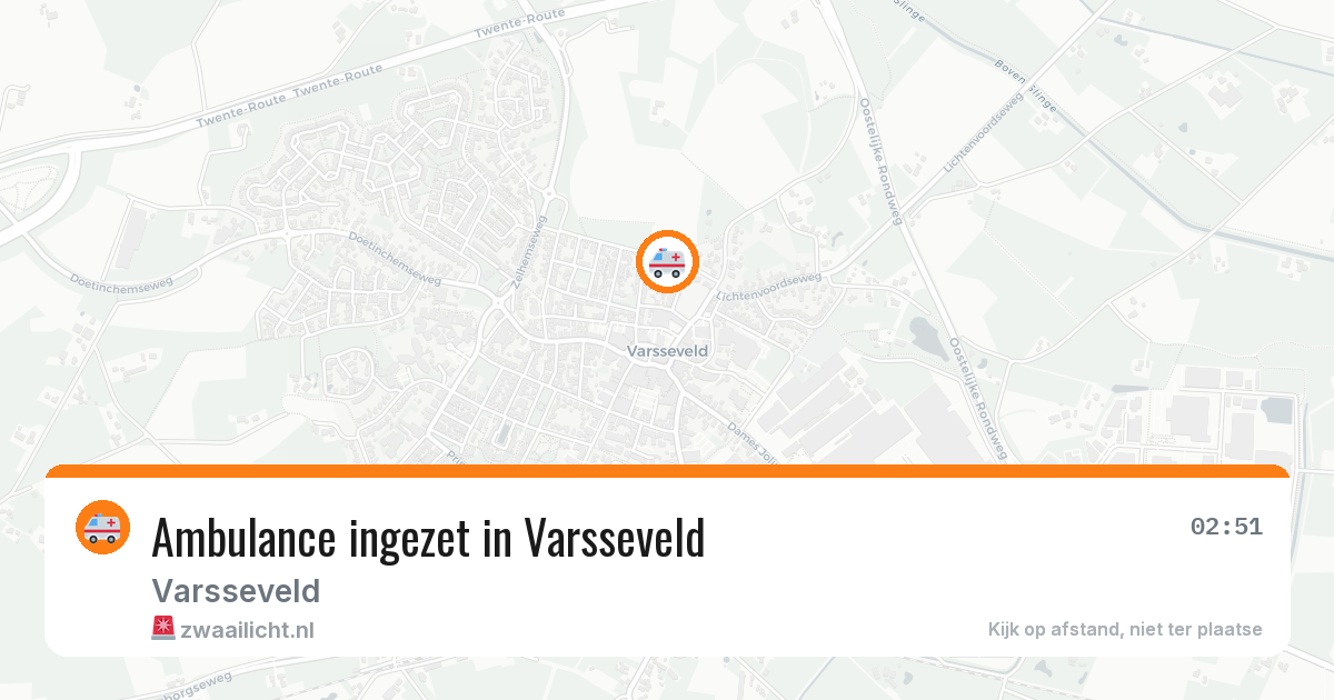 Ambulance ingezet in Varsseveld — 31 jul 2026