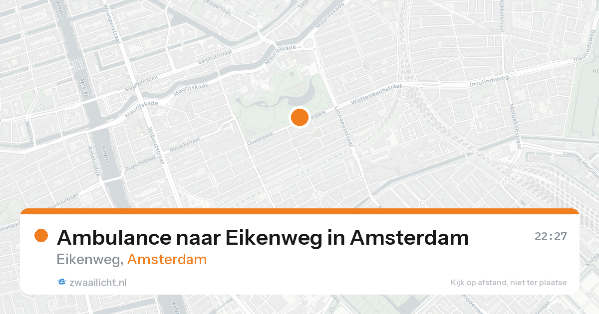 Ambulance naar Eikenweg in Amsterdam — 7 feb 2026