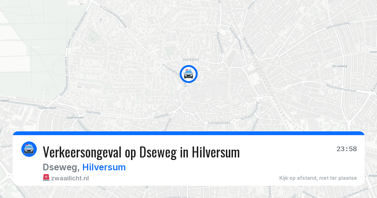 Verkeersongeval op Dseweg in Hilversum — 6 jun 2026