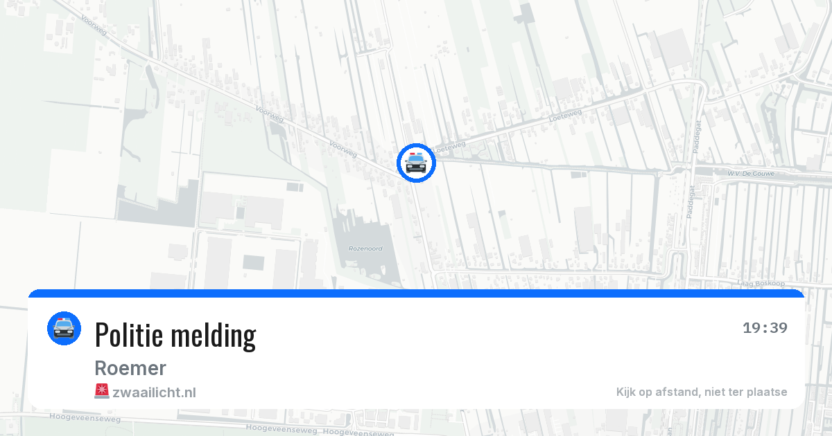 Politie melding — 17 jun 2026