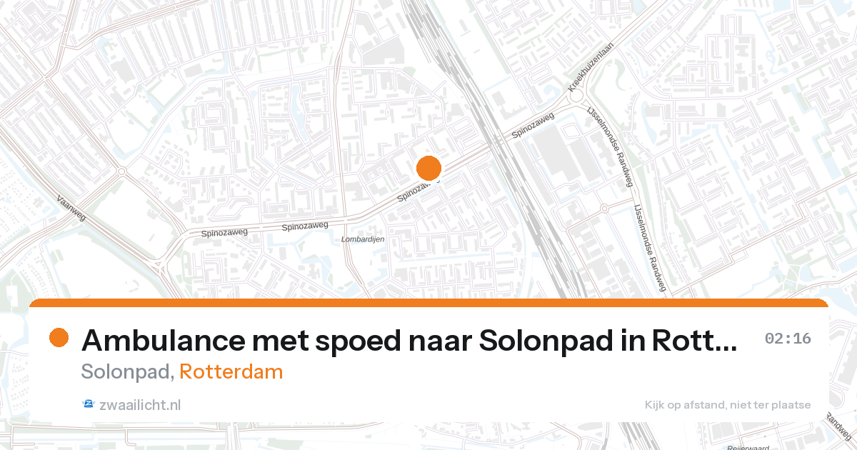 Ambulance met spoed naar Solonpad in Rotterdam — 1 feb 2026
