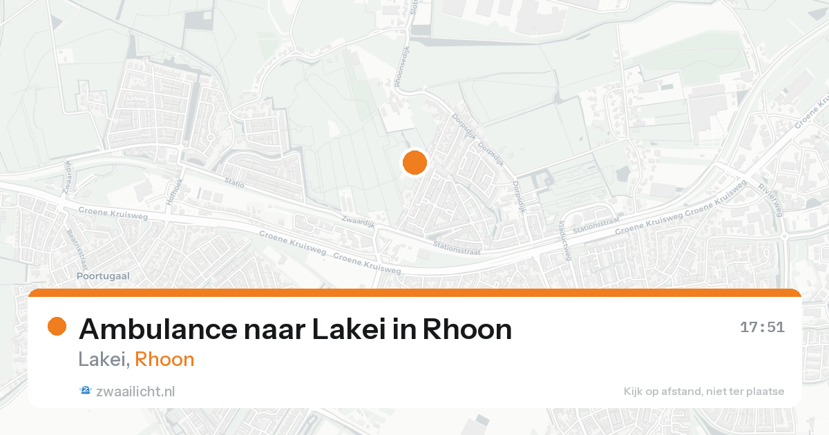 Ambulance naar Lakei in Rhoon — 4 jul 2026