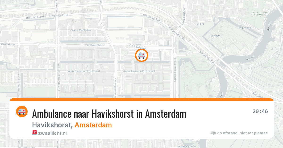 Ambulance naar Havikshorst in Amsterdam — 6 mei 2026