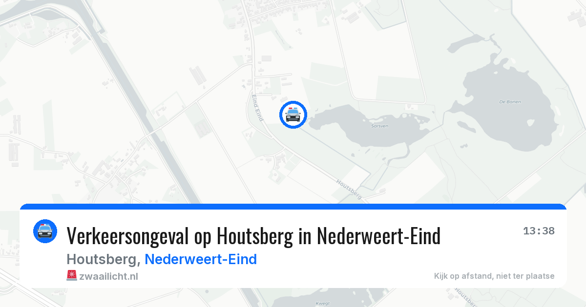 Verkeersongeval op Houtsberg in Nederweert-Eind — 20 jun 2026
