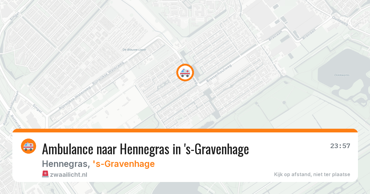 Ambulance naar Hennegras in 's-Gravenhage — 27 jun 2026