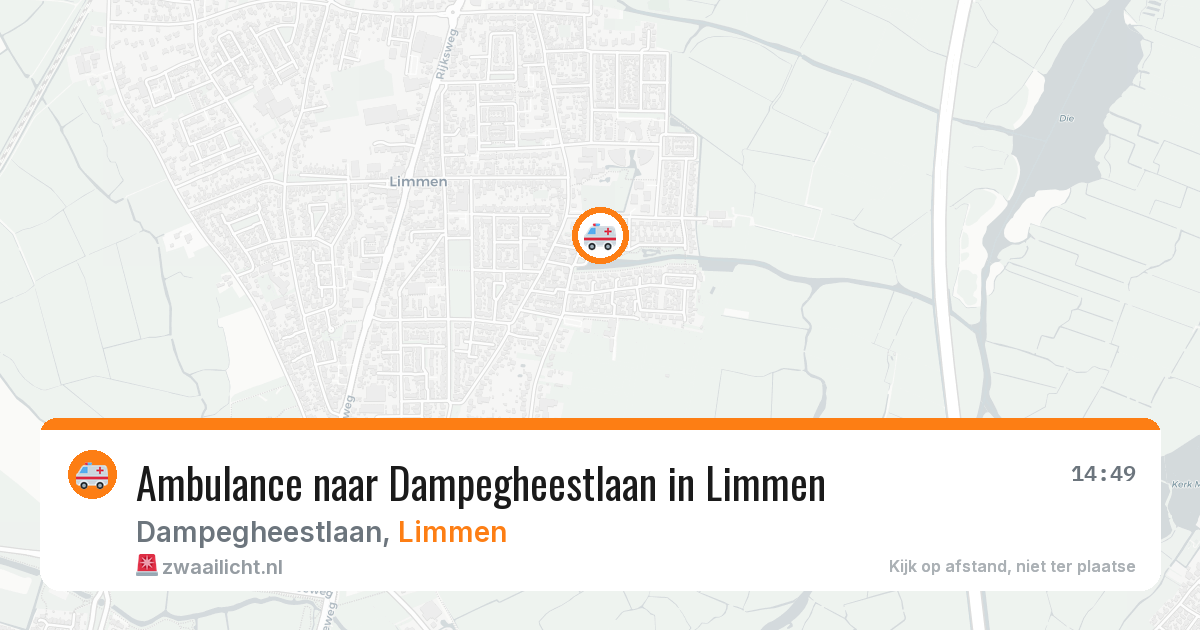 Ambulance naar Dampegheestlaan in Limmen — 7 jun 2026