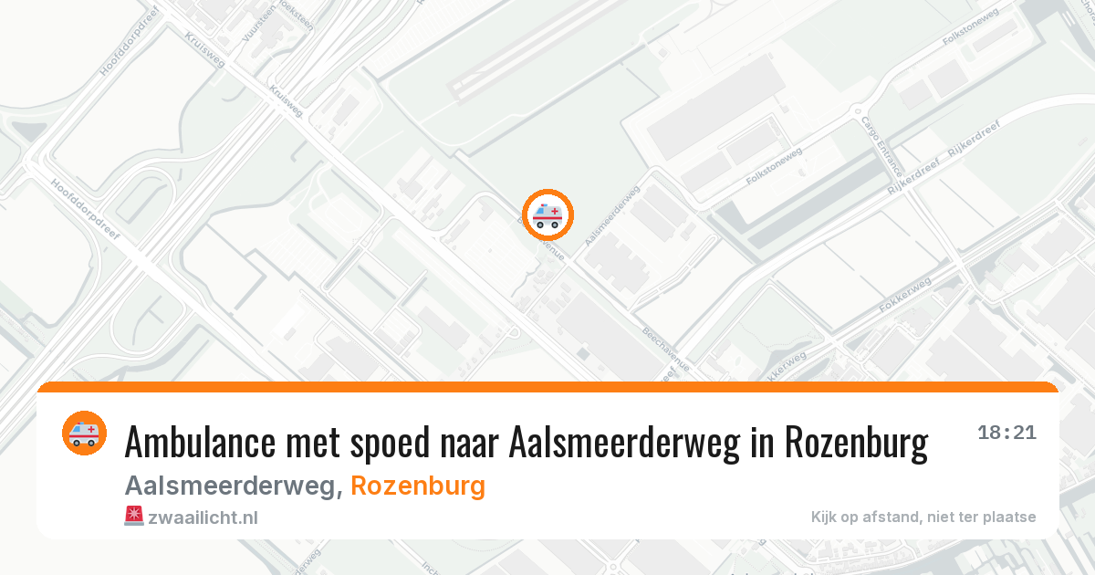 Ambulance met spoed naar Aalsmeerderweg in Rozenburg — 20 jan 2026