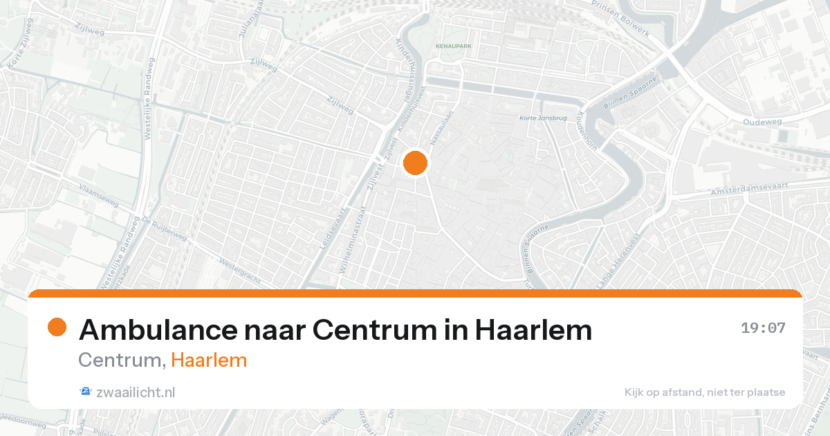 Ambulance naar Centrum in Haarlem — 27 mei 2026
