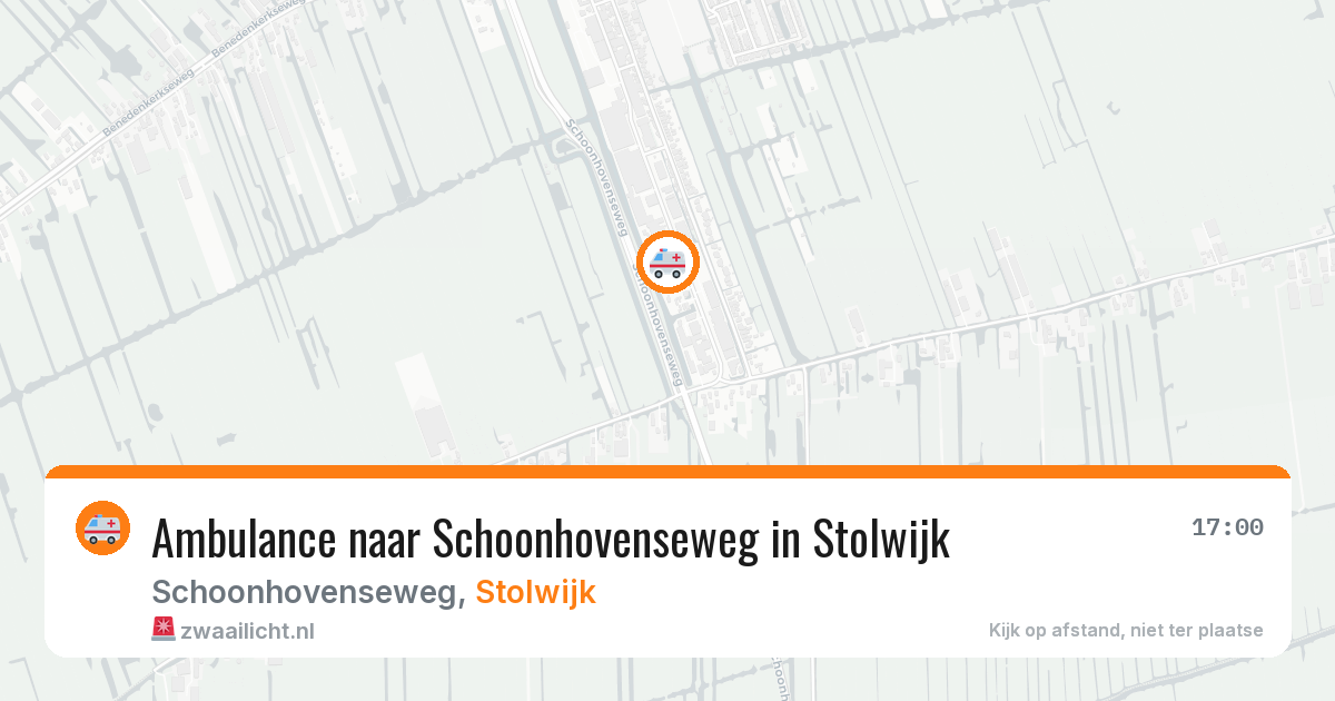 Ambulance naar Schoonhovenseweg in Stolwijk — 6 apr 2026