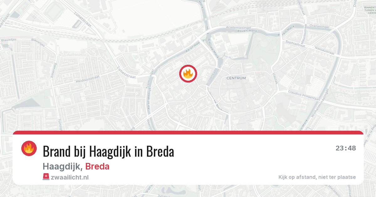Brand bij Haagdijk in Breda — 15 mei 2026