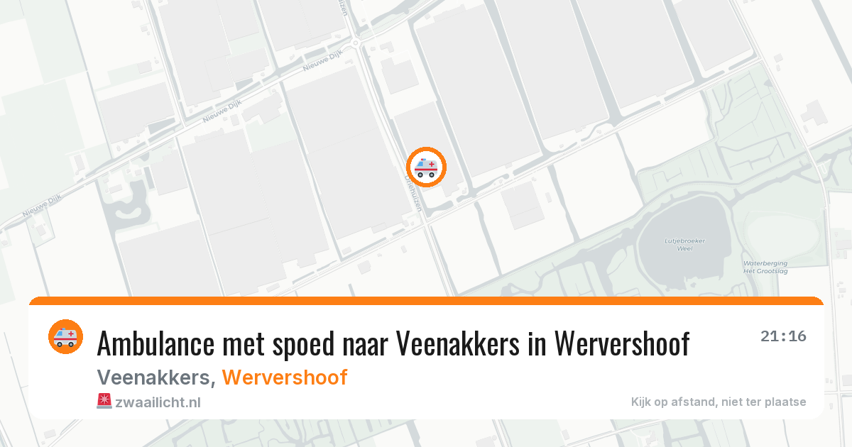 Ambulance met spoed naar Veenakkers in Wervershoof — 17 jun 2026