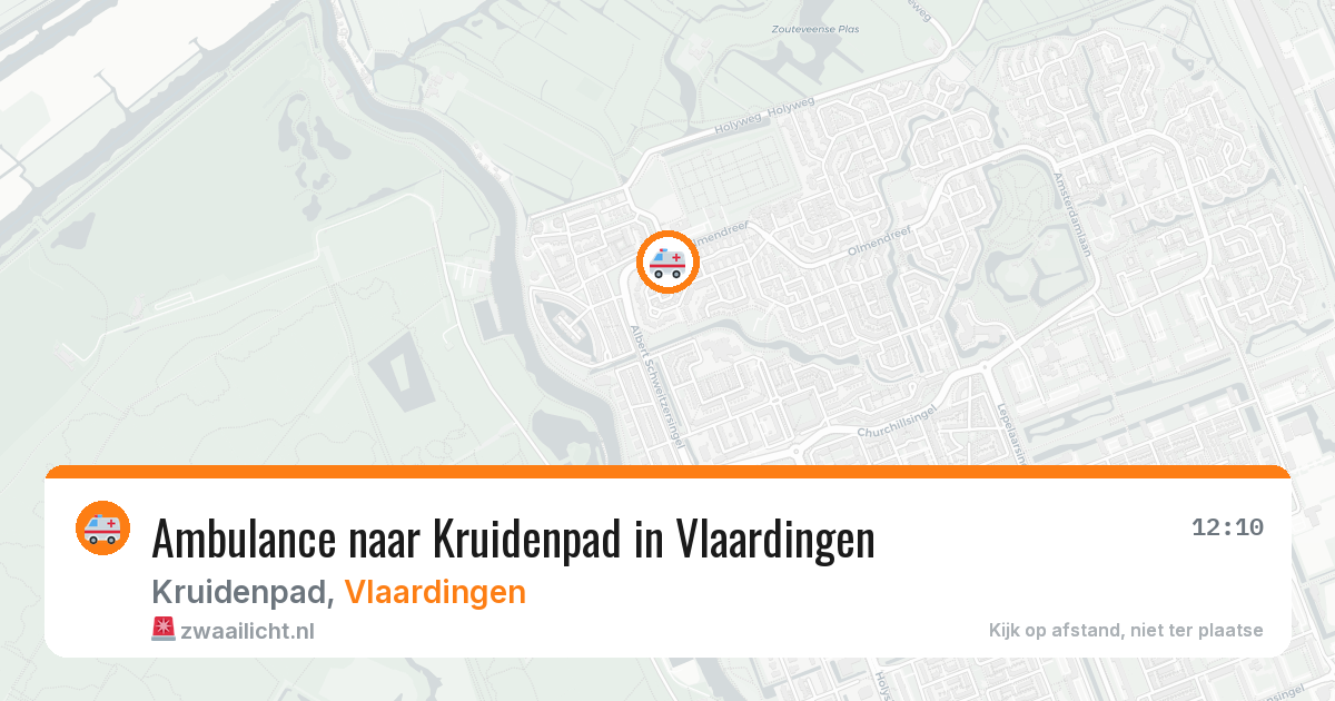 Ambulance naar Kruidenpad in Vlaardingen — 22 mei 2026