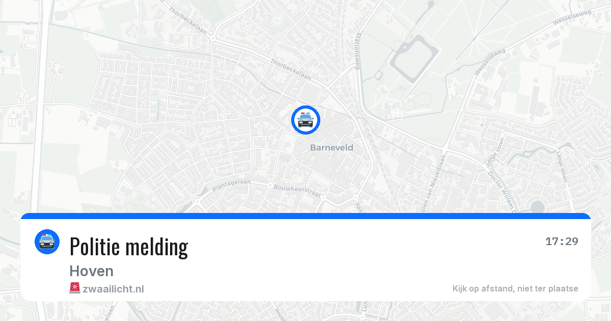 Politie melding — 9 jun 2026