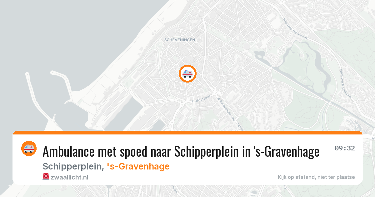 Ambulance met spoed naar Schipperplein in 's-Gravenhage — 8 jun 2026