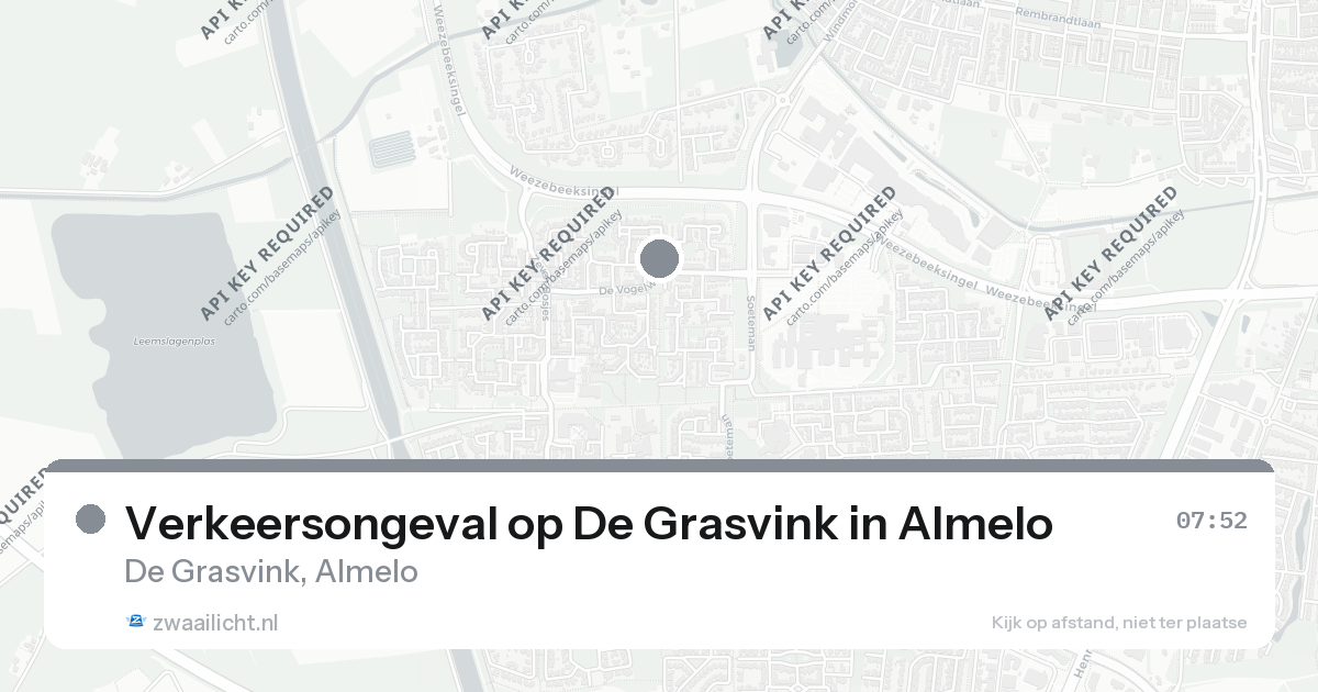 Verkeersongeval op De Grasvink in Almelo — 25 aug 2026