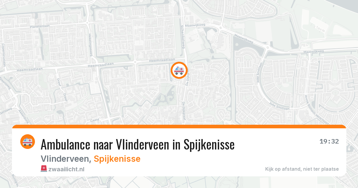 Ambulance naar Vlinderveen in Spijkenisse — 21 apr 2026