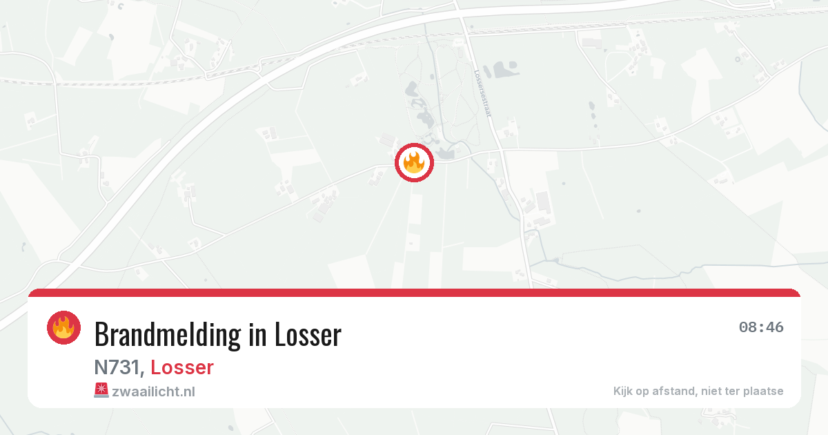 Brandmelding in Losser — 11 apr 2026