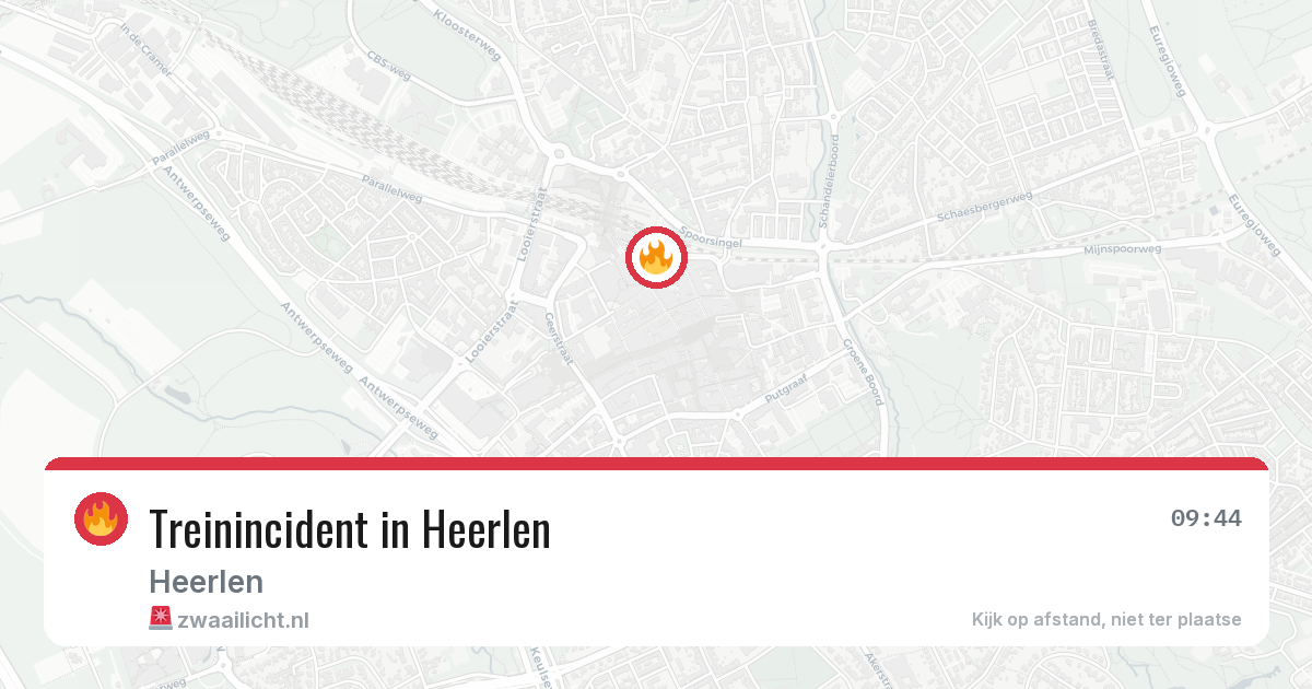 Treinincident in Heerlen — 27 jun 2026