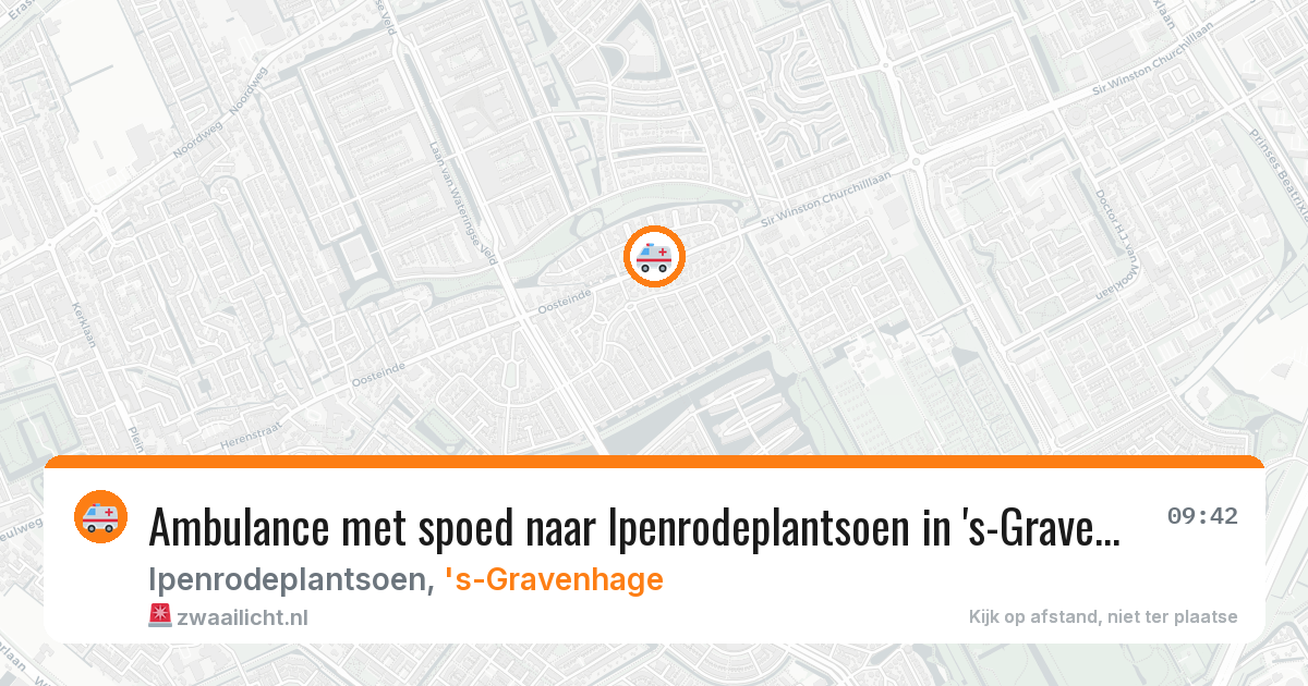 Ambulance met spoed naar Ipenrodeplantsoen in 's-Gravenhage — 14 jul 2026