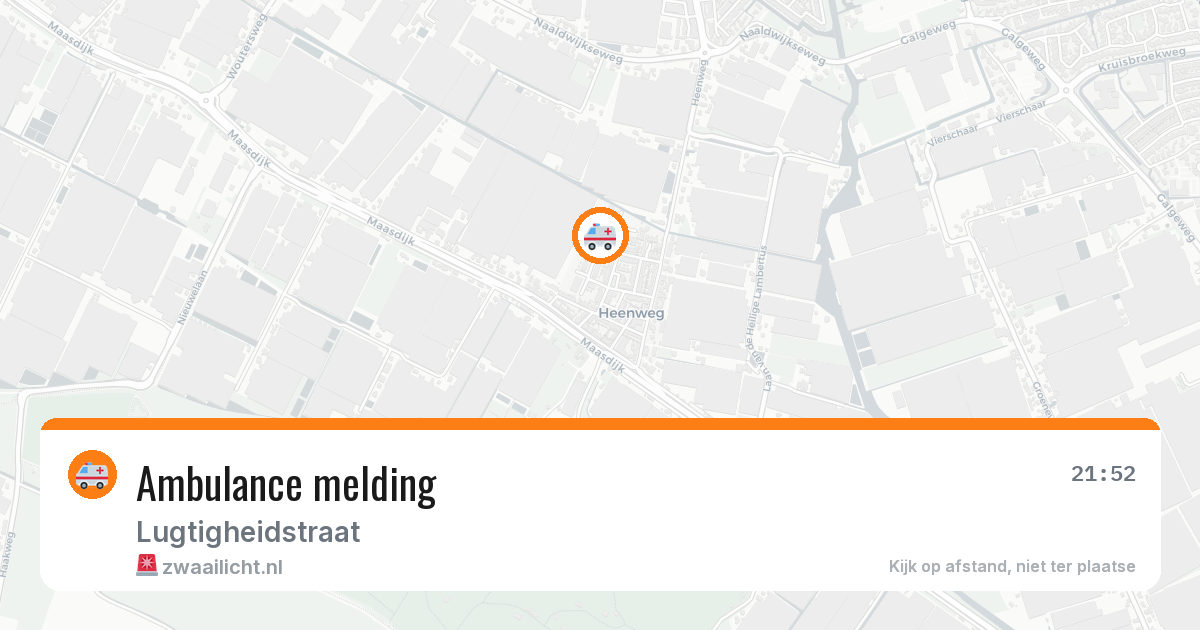 Ambulance melding — 16 jan 2026