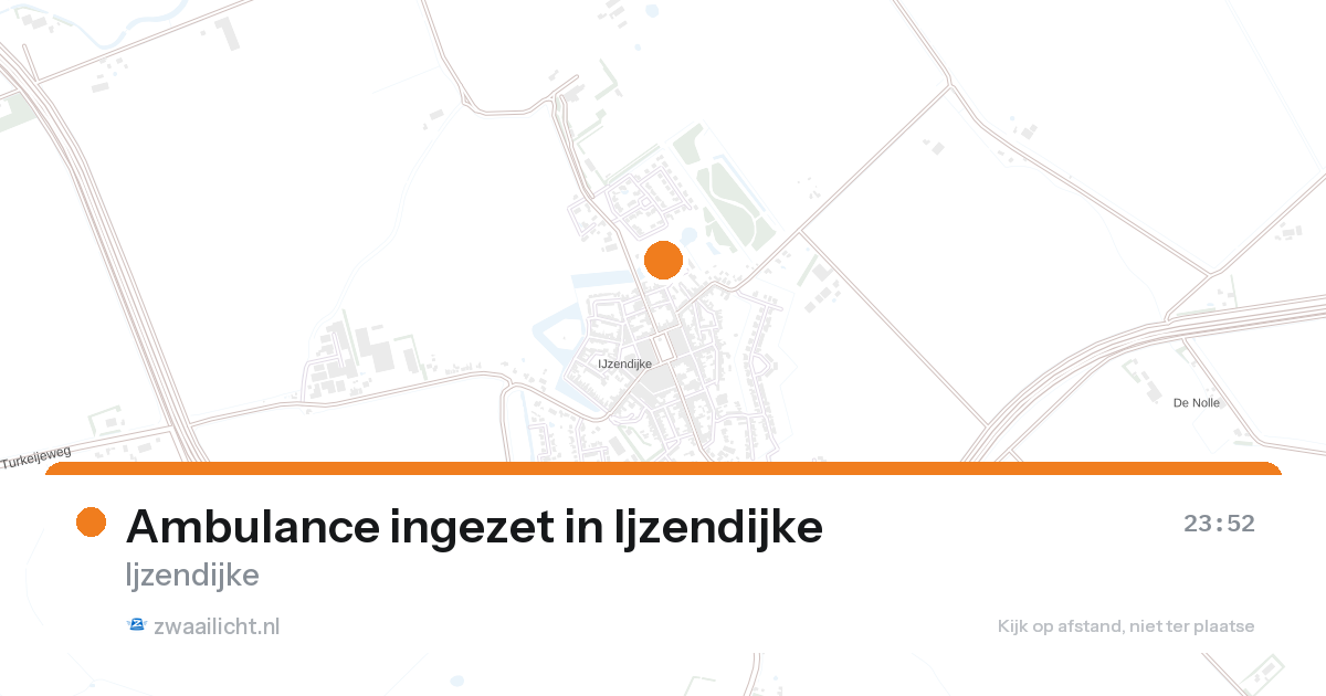 Ambulance ingezet in Ijzendijke — 31 jan 2026