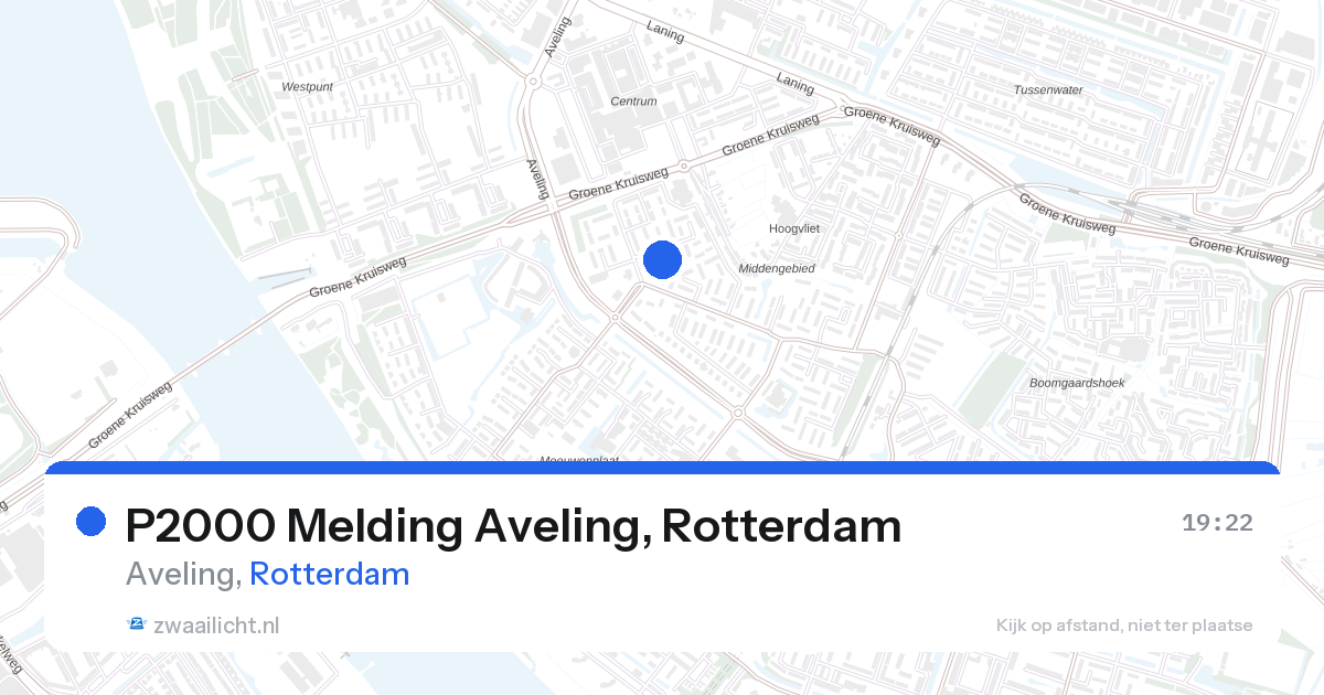 P2000 Melding Aveling, Rotterdam — 28 aug 2026