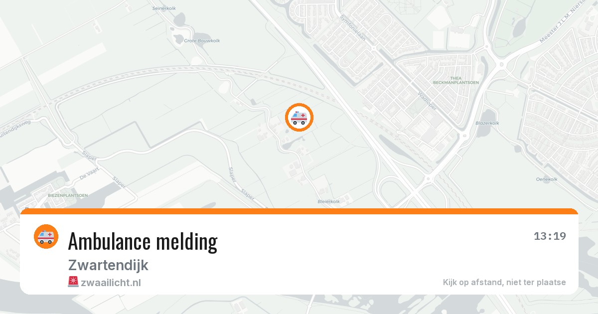 Ambulance melding — 26 jun 2026