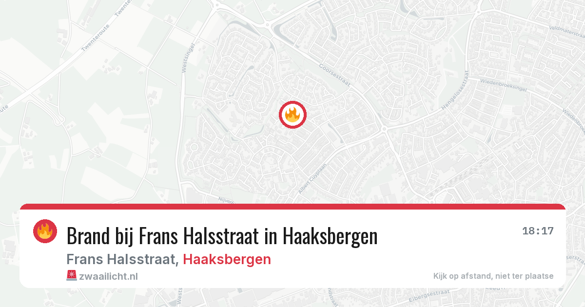 Brand bij Frans Halsstraat in Haaksbergen — 29 mei 2026