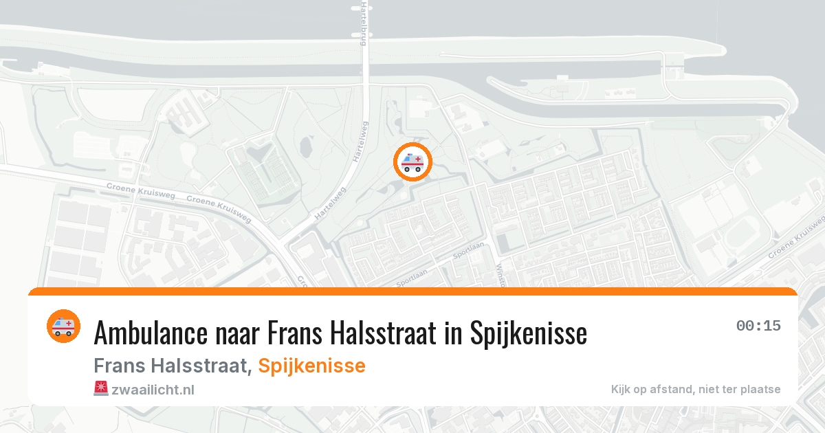 Ambulance naar Frans Halsstraat in Spijkenisse — 17 jun 2026