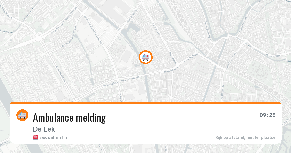Ambulance melding — 29 jan 2026