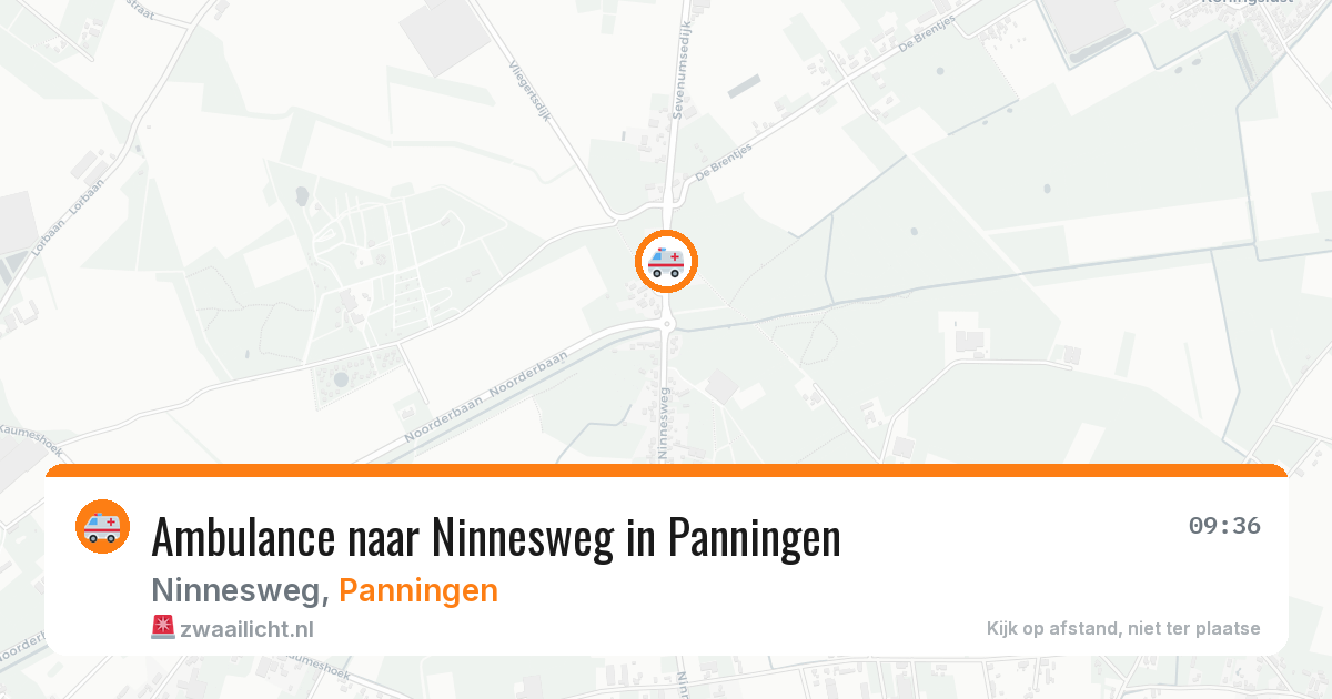 Ambulance naar Ninnesweg in Panningen — 26 jul 2026