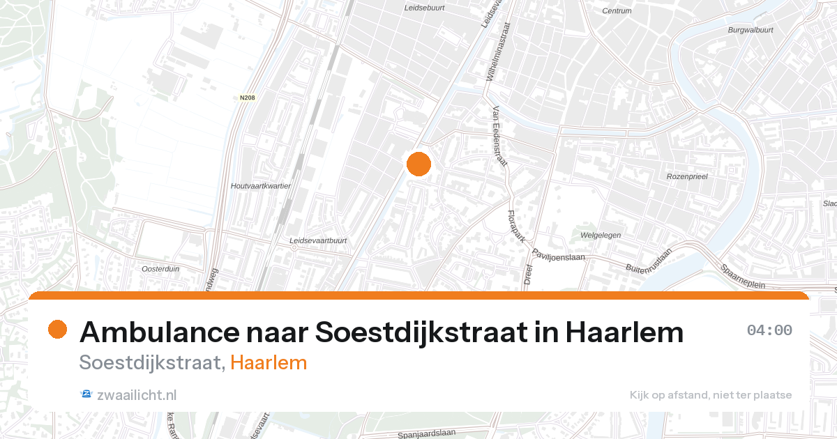 Ambulance naar Soestdijkstraat in Haarlem — 7 feb 2026