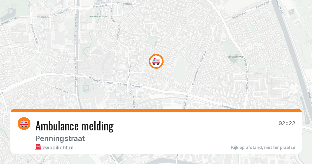 Ambulance melding — 27 jun 2026