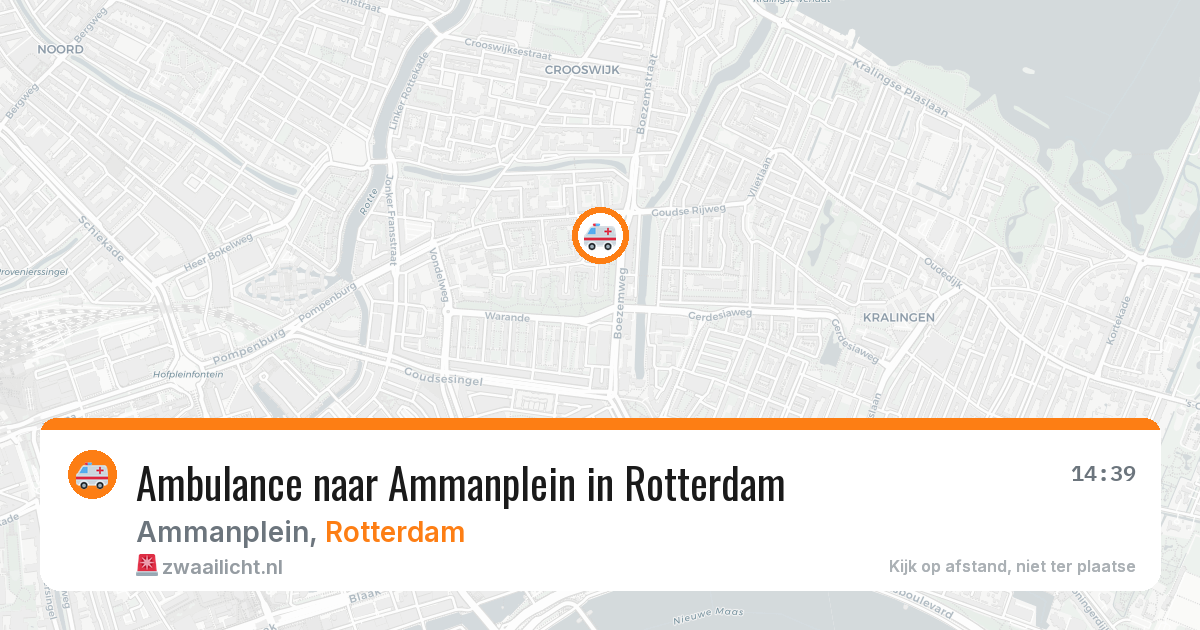 Ambulance naar Ammanplein in Rotterdam — 12 apr 2026