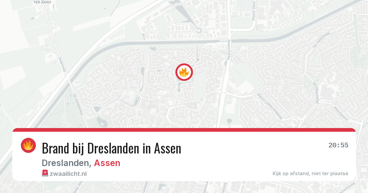 Brand bij Dreslanden in Assen — 15 jul 2026