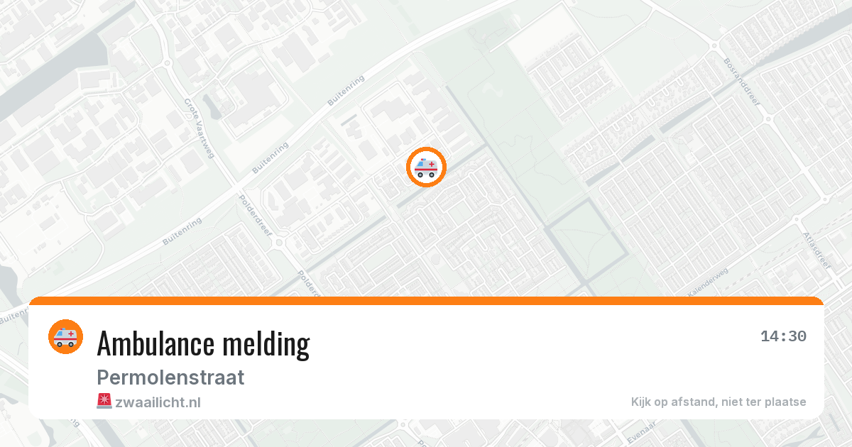 Ambulance melding — 2 jul 2026