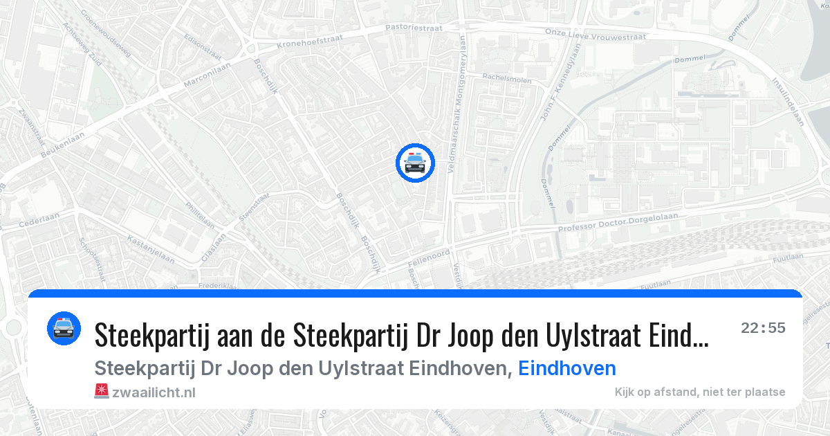 Steekpartij aan de Steekpartij Dr Joop den Uylstraat Eindhoven in Eindhoven — 26 apr 2026