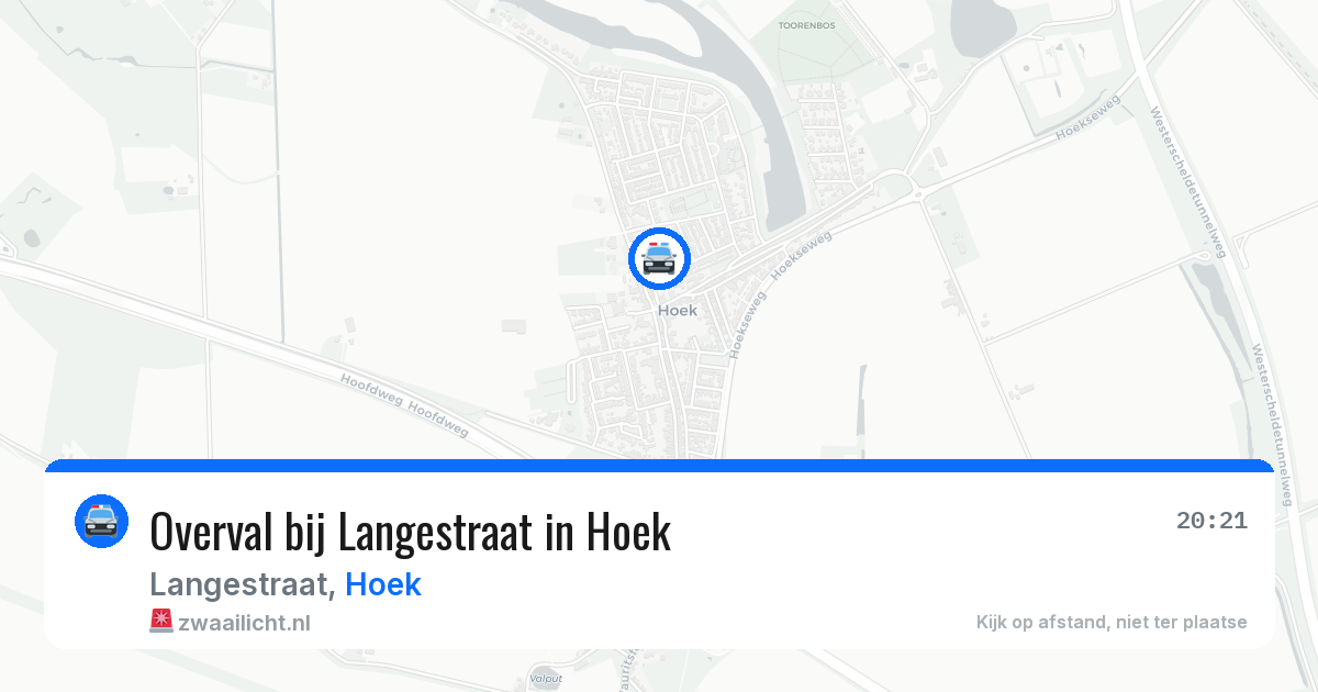 Overval bij Langestraat in Hoek — 9 apr 2026