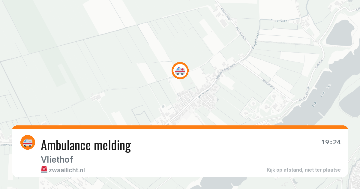 Ambulance melding — 3 mei 2026