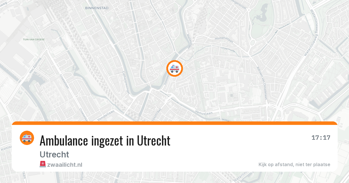 Ambulance ingezet in Utrecht — 4 mrt 2026