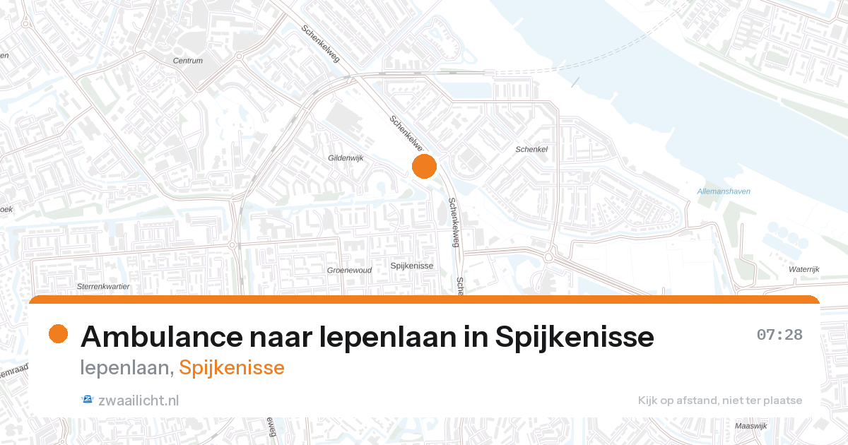Ambulance naar Iepenlaan in Spijkenisse — 7 feb 2026