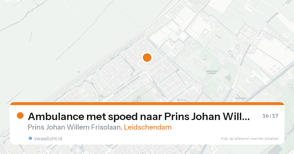 Ambulance met spoed naar Prins Johan Willem Frisolaan in Leidschendam — 31 jan 2026