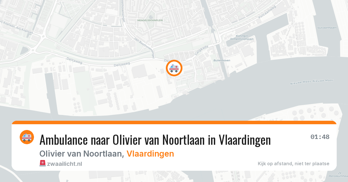 Ambulance naar Olivier van Noortlaan in Vlaardingen — 3 apr 2026