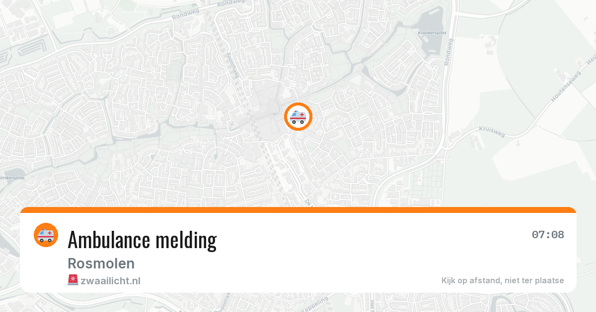 Ambulance melding — 21 jun 2026