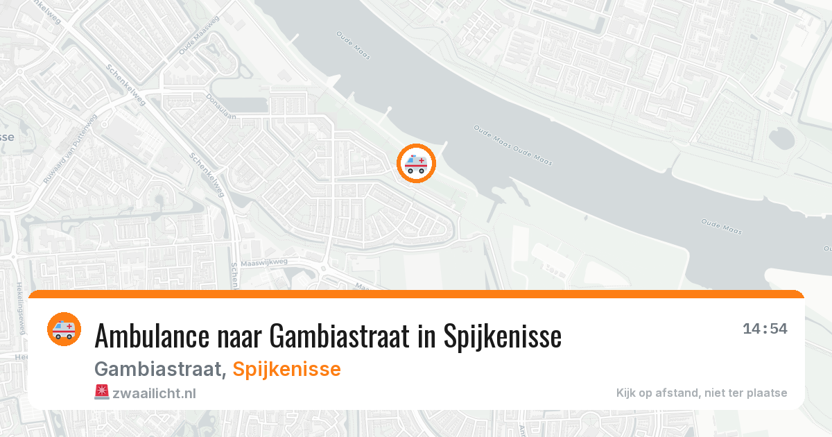 Ambulance naar Gambiastraat in Spijkenisse — 3 jun 2026